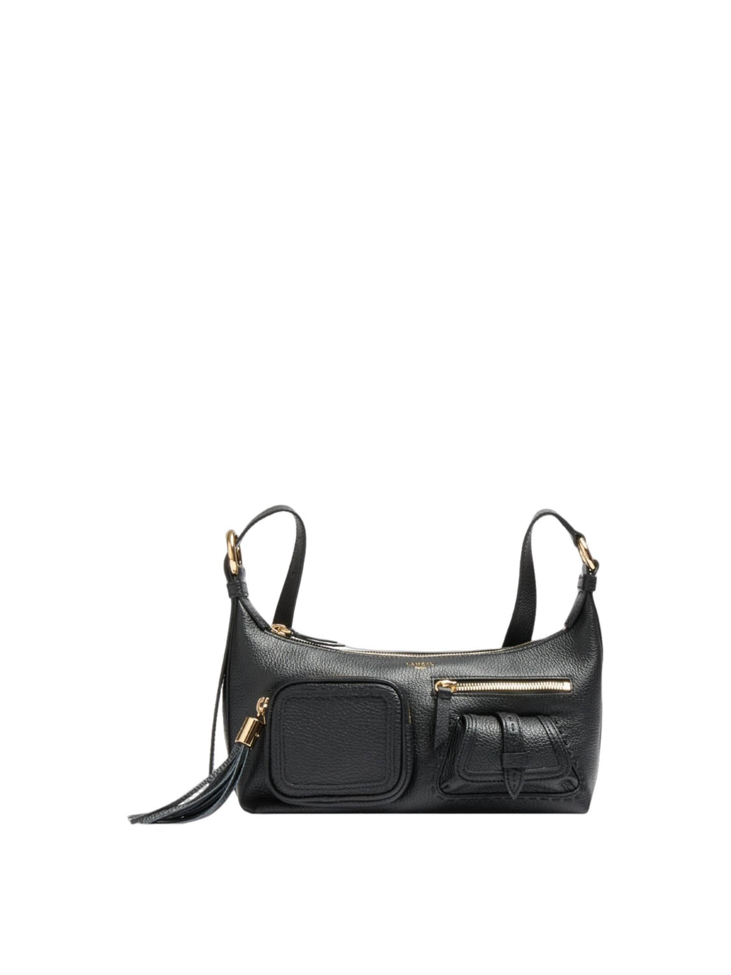 Sac bandoulière 'Lancel Sacs à main 1Er Flirt Noir Femme' Lancel en noir : devant