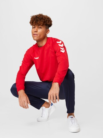 Hummel Sportsweatshirt in Rood