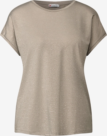 STREET ONE T-Shirt in Beige: Vorderseite