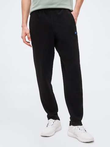 Reebok Zúžený Sportovní kalhoty 'ATHLETE' – černá: přední strana