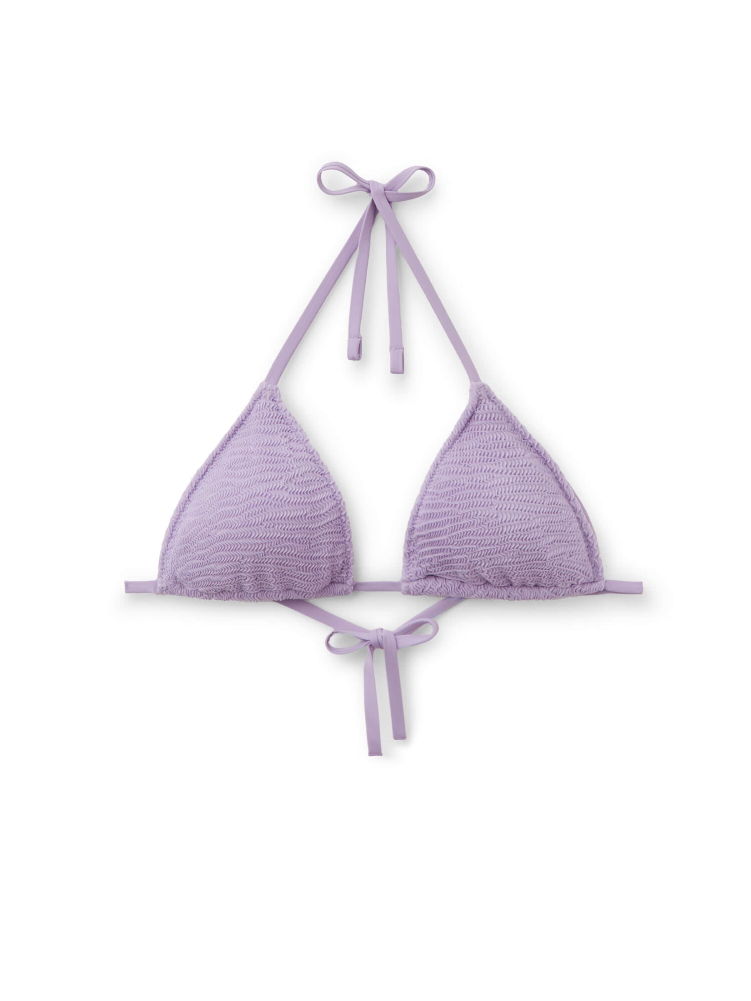CALZEDONIA Bikinitop 'Crinkcle Waves' in Lila: Vorderseite