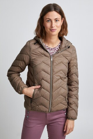 Fransa Between-Season Jacket 'FRBAPADDING' in Brown: front