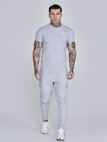 SikSilk Tapered Cargobroek in Grijs