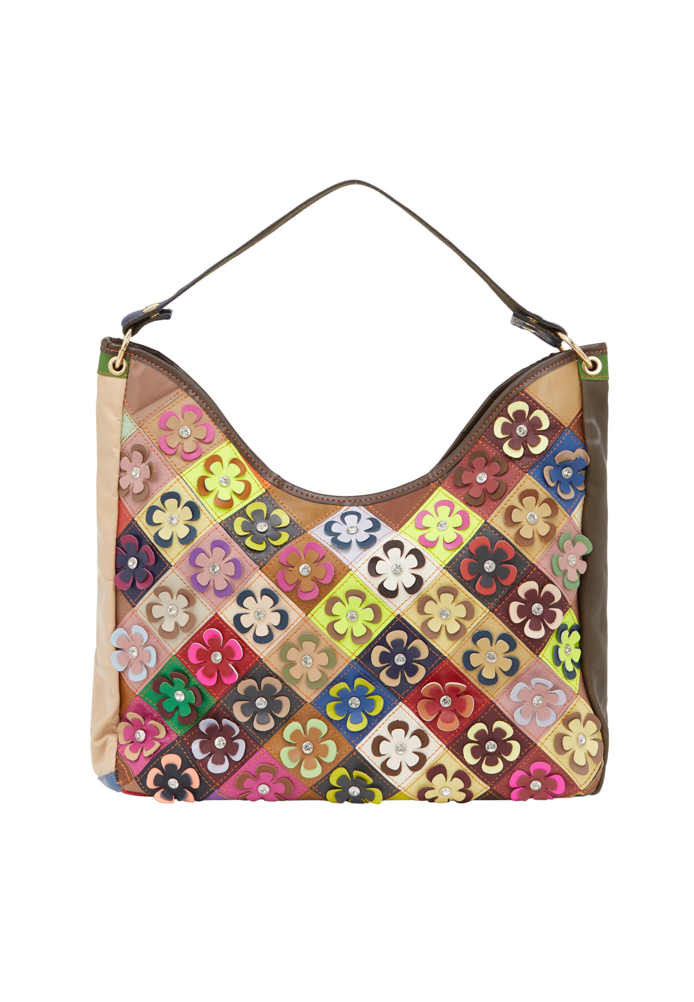 IZIA Kézitáska - barna: elől