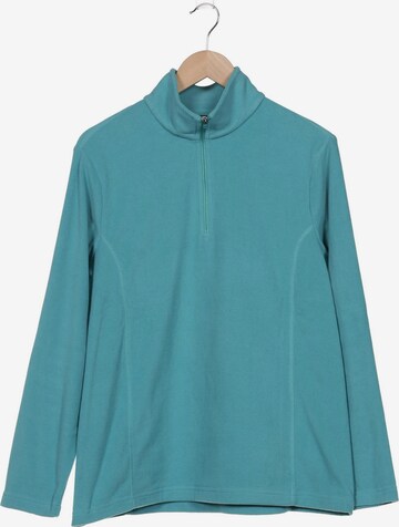 Lands‘ End Sweatshirt & Zip-Up Hoodie in L in Green: front