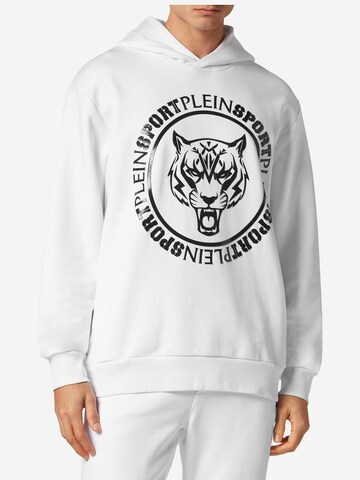 Felpa 'Carbon Tiger' di Plein Sport in bianco