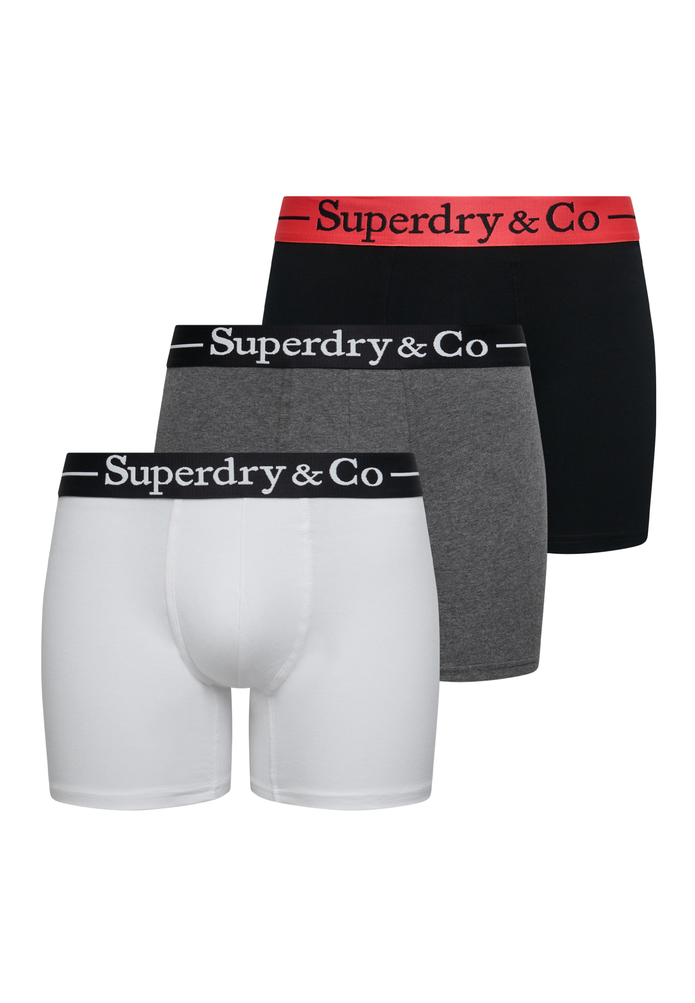 Superdry & Co Boxer shorts in Black: front