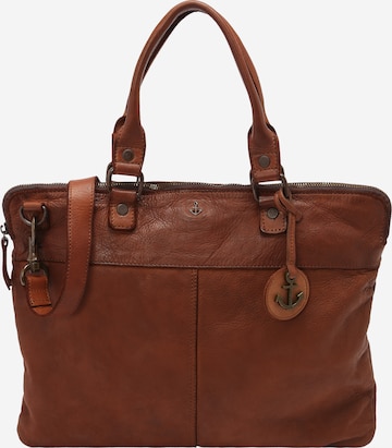 Harbour 2nd Document bag 'Conny' in Brown: front