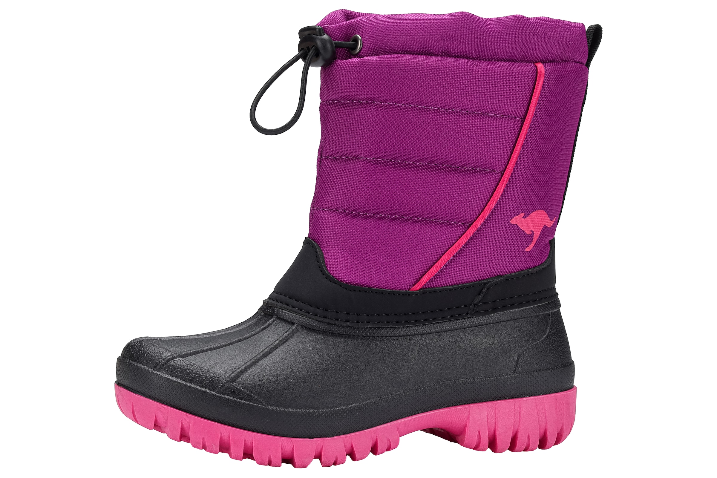 KangaROOS Snow Boots in Pink: front