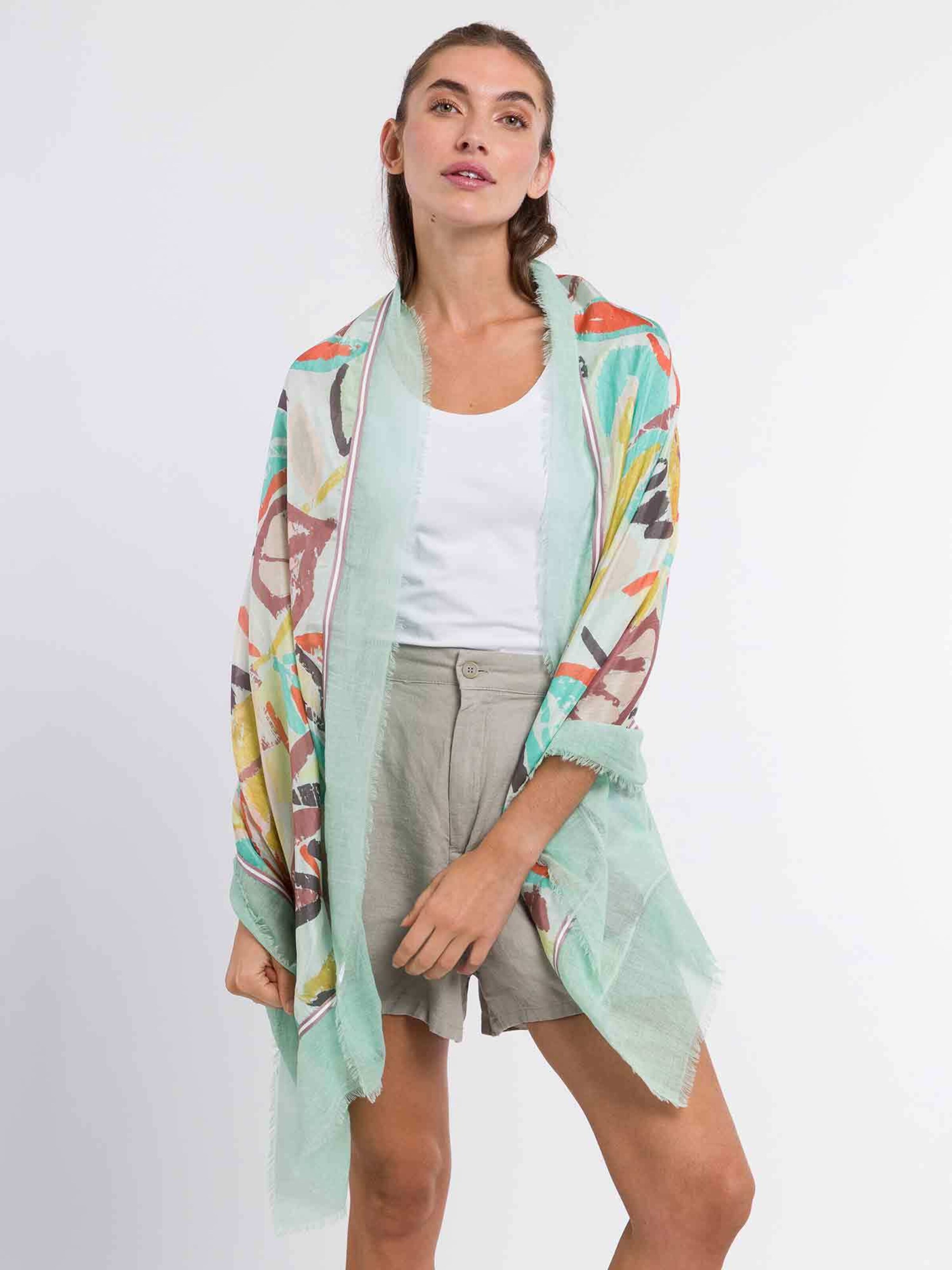 FRAAS Scarf in Blue: front