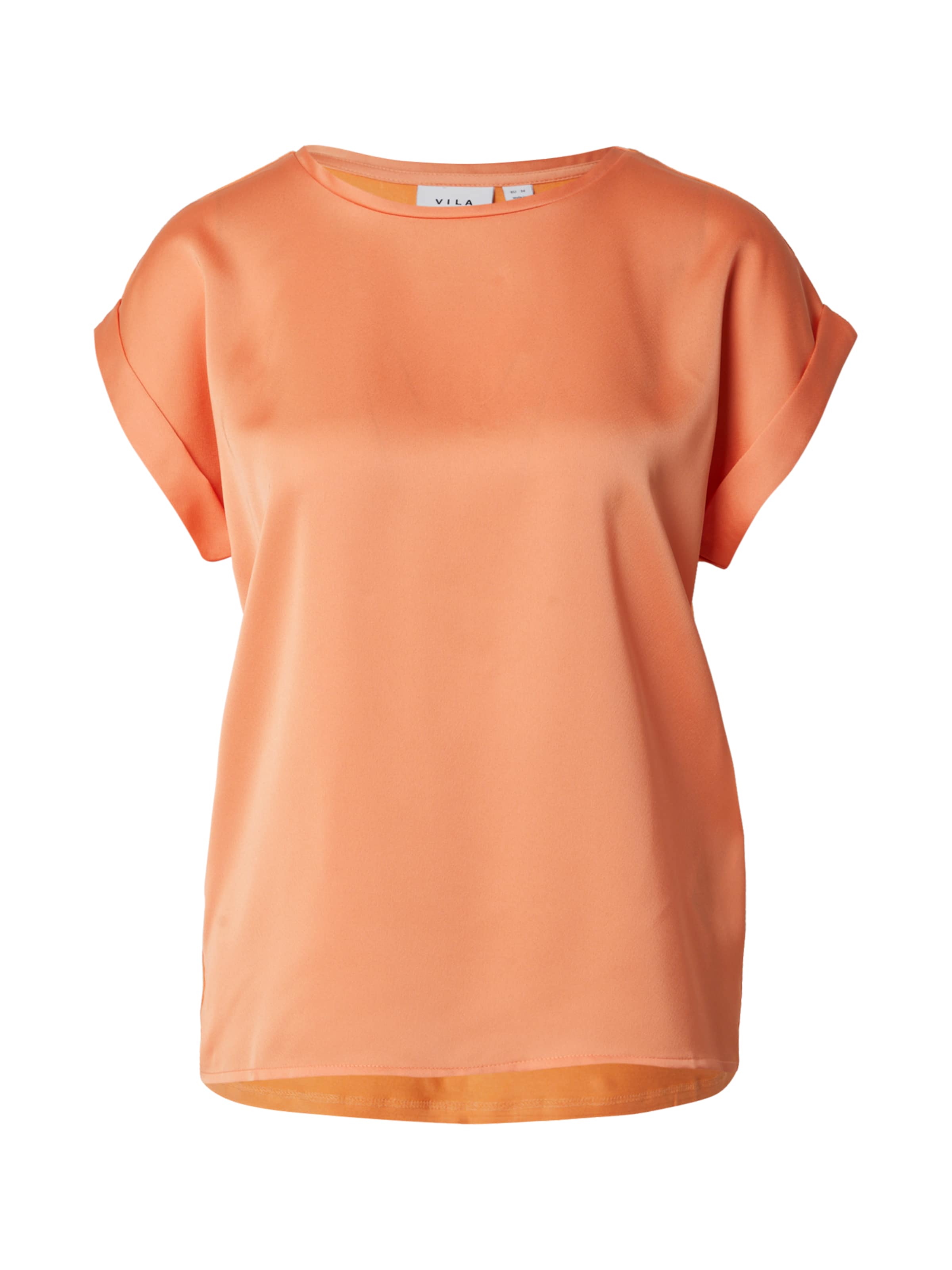 VILA Tričko 'VIEllette' – oranžová: přední strana
