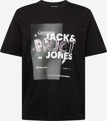 JACK & JONES Tričko 'PRJCT' – černá: přední strana