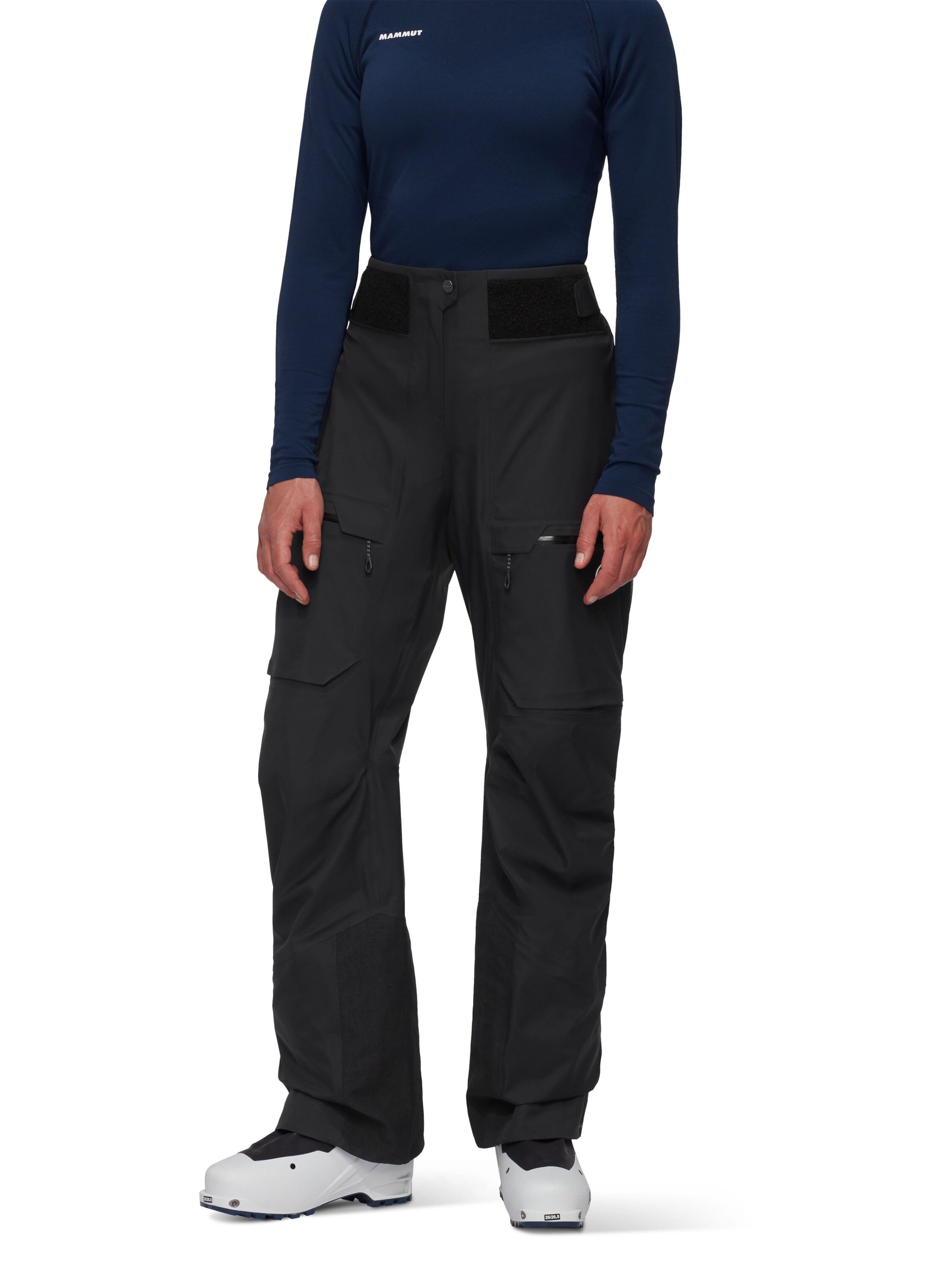MAMMUT Regular Outdoorhose in Schwarz: Vorderseite