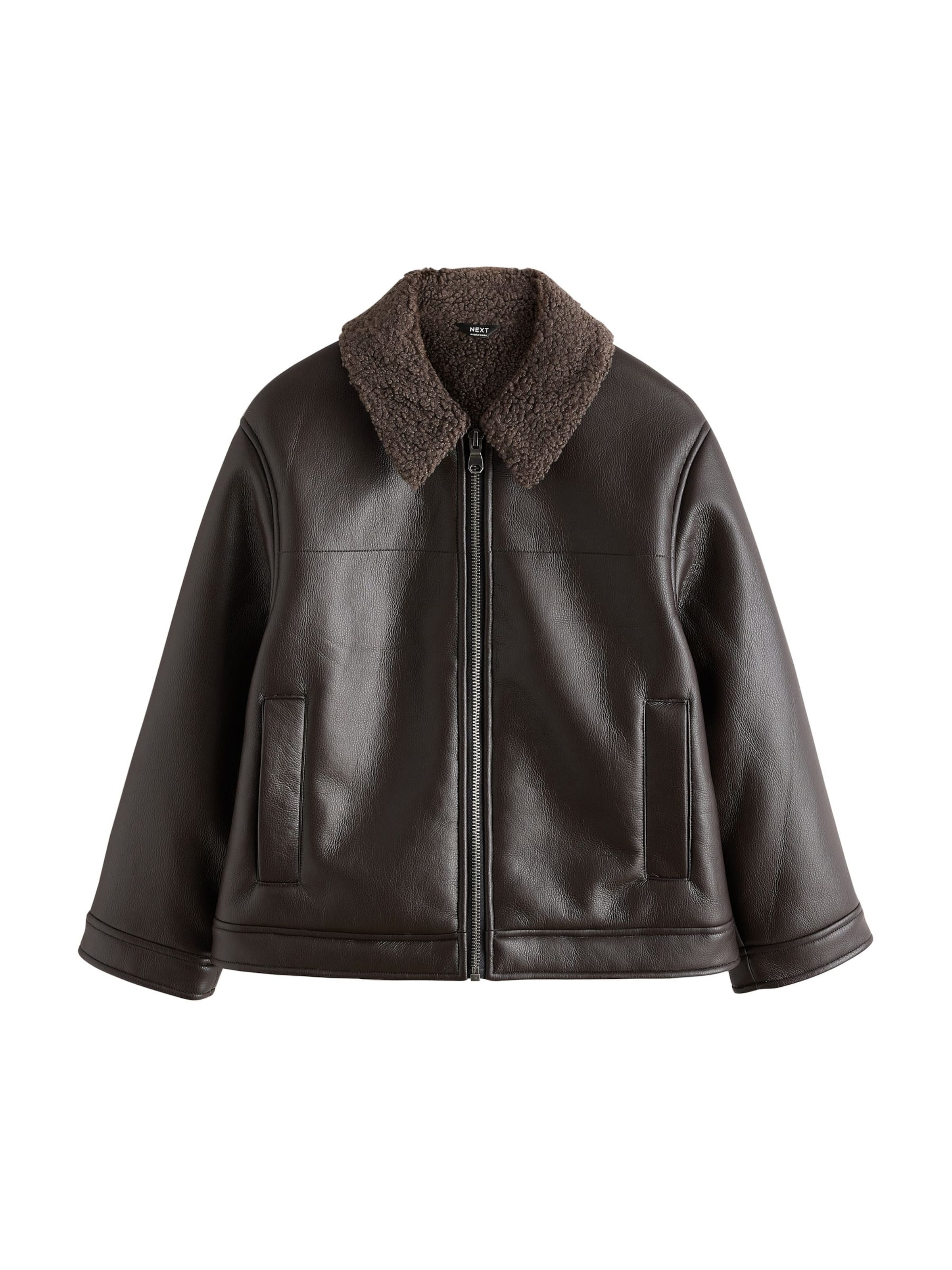 Next - Chaqueta de entretiempo en marrón: frente