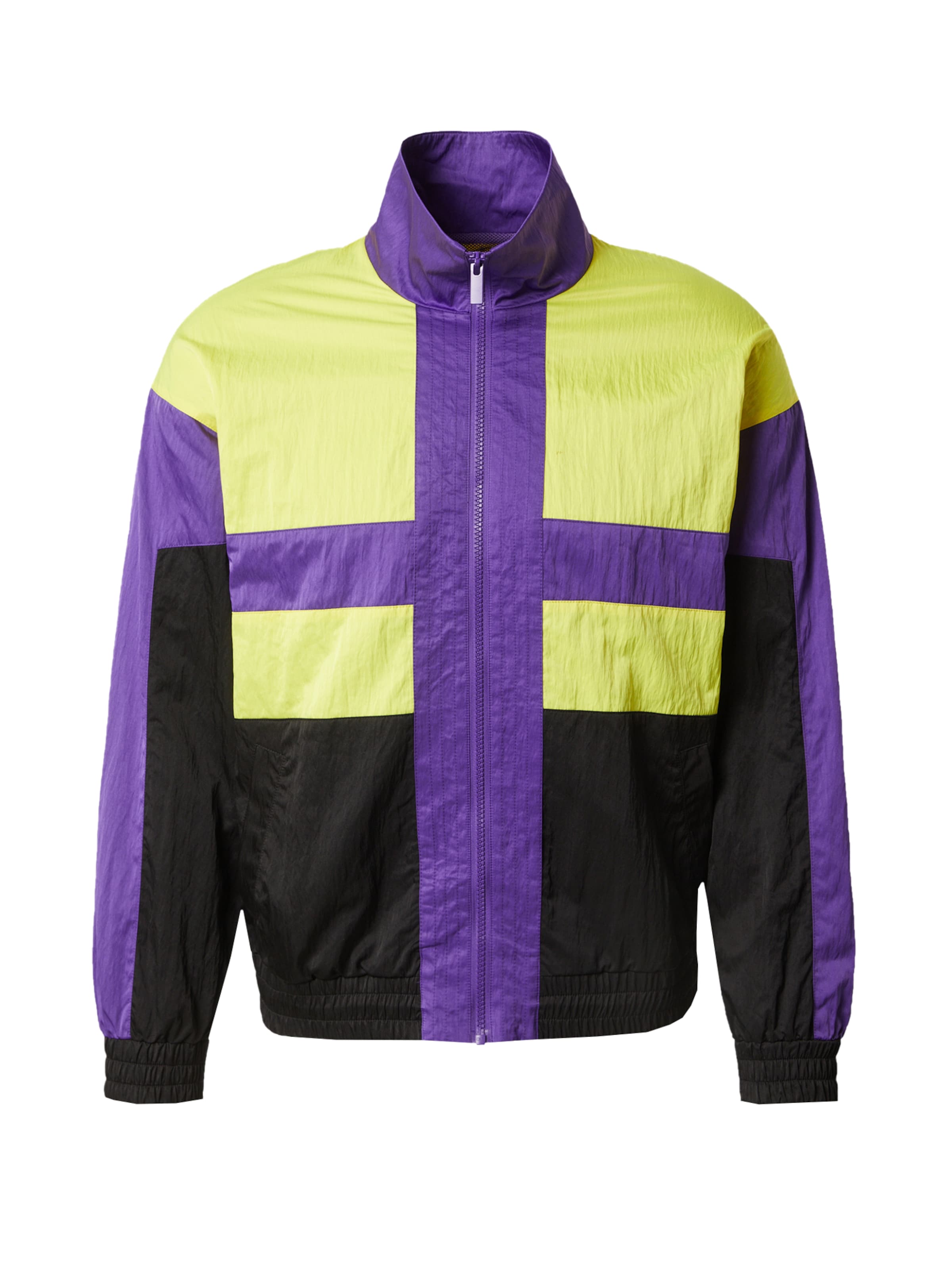 világos sárga / lila / fekete ABOUT YOU x Chiara Biasi Átmeneti dzseki 'Willi', Termék nézet