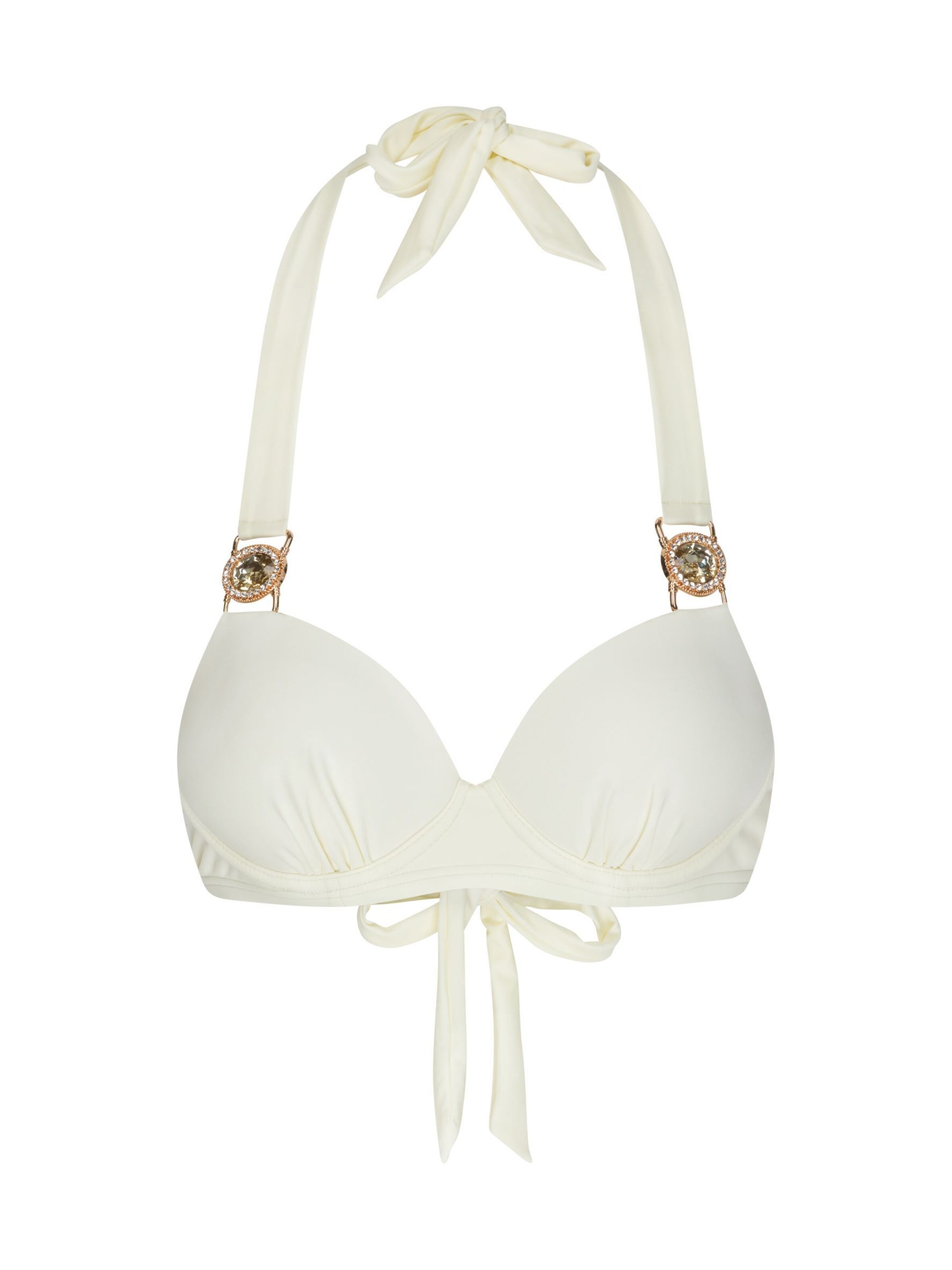 Moda Minx Bikinitop 'Amour' in Wit: voorkant