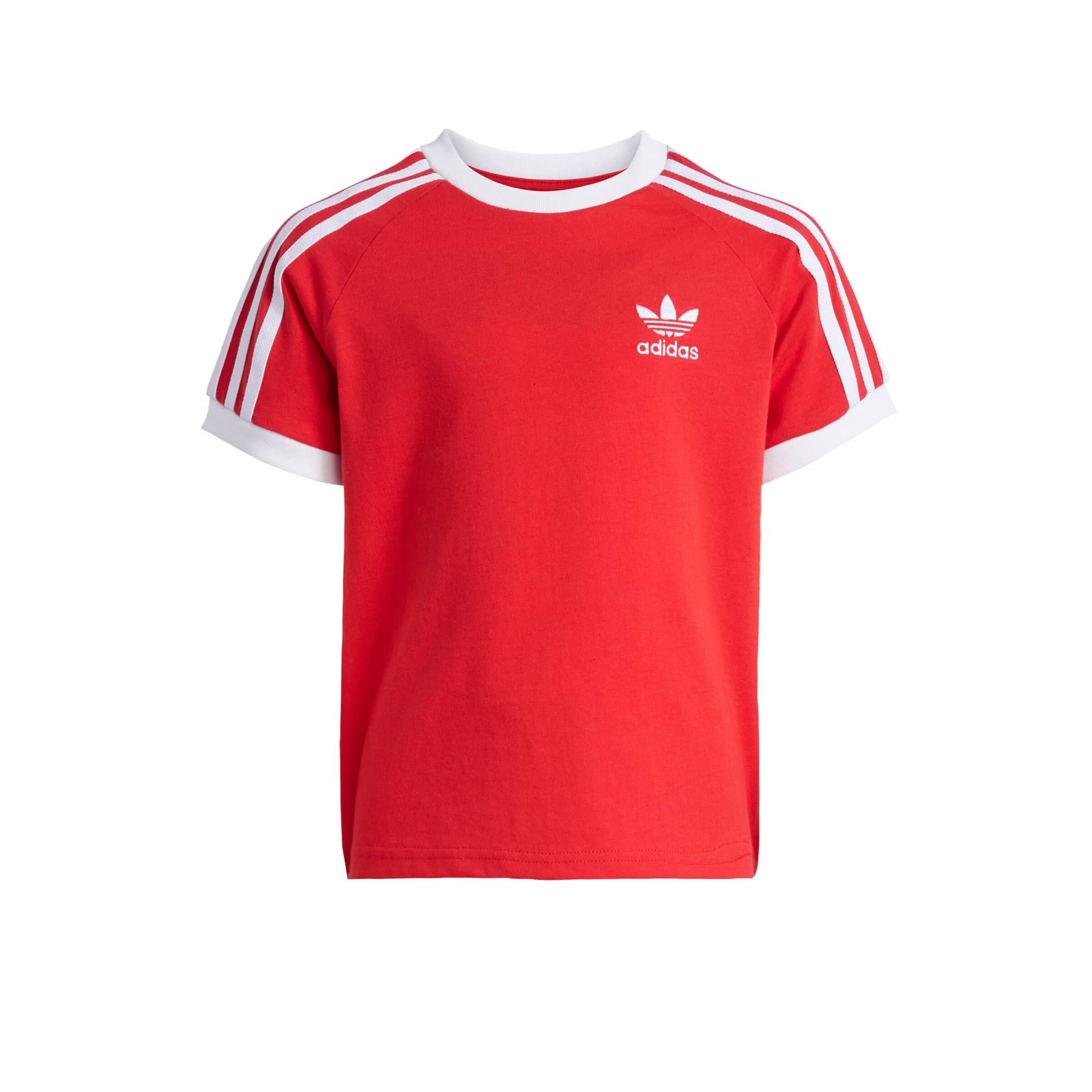 ADIDAS ORIGINALS - Camiseta 'Adicolor Trefoil' en rojo: frente