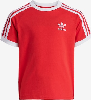 ADIDAS ORIGINALS T-Shirt 'Adicolor Trefoil' in Rot: Vorderseite