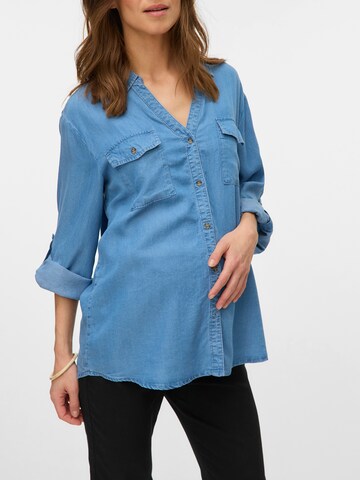 Vero Moda Maternity Bluse 'VMMBREE' in Blau