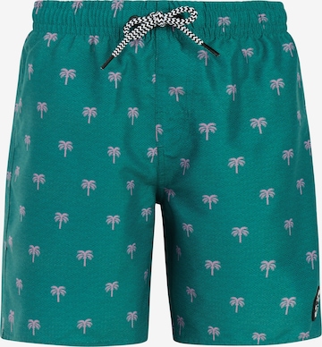 PROTEST Board Shorts 'PRTCalvin JR' in Green: front