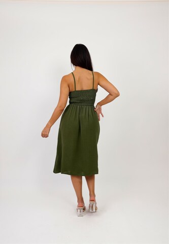 Elara Sommerkjole i grøn