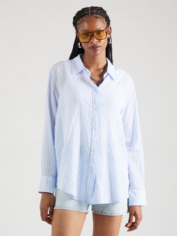 WEEKDAY - Blusa em azul: frente