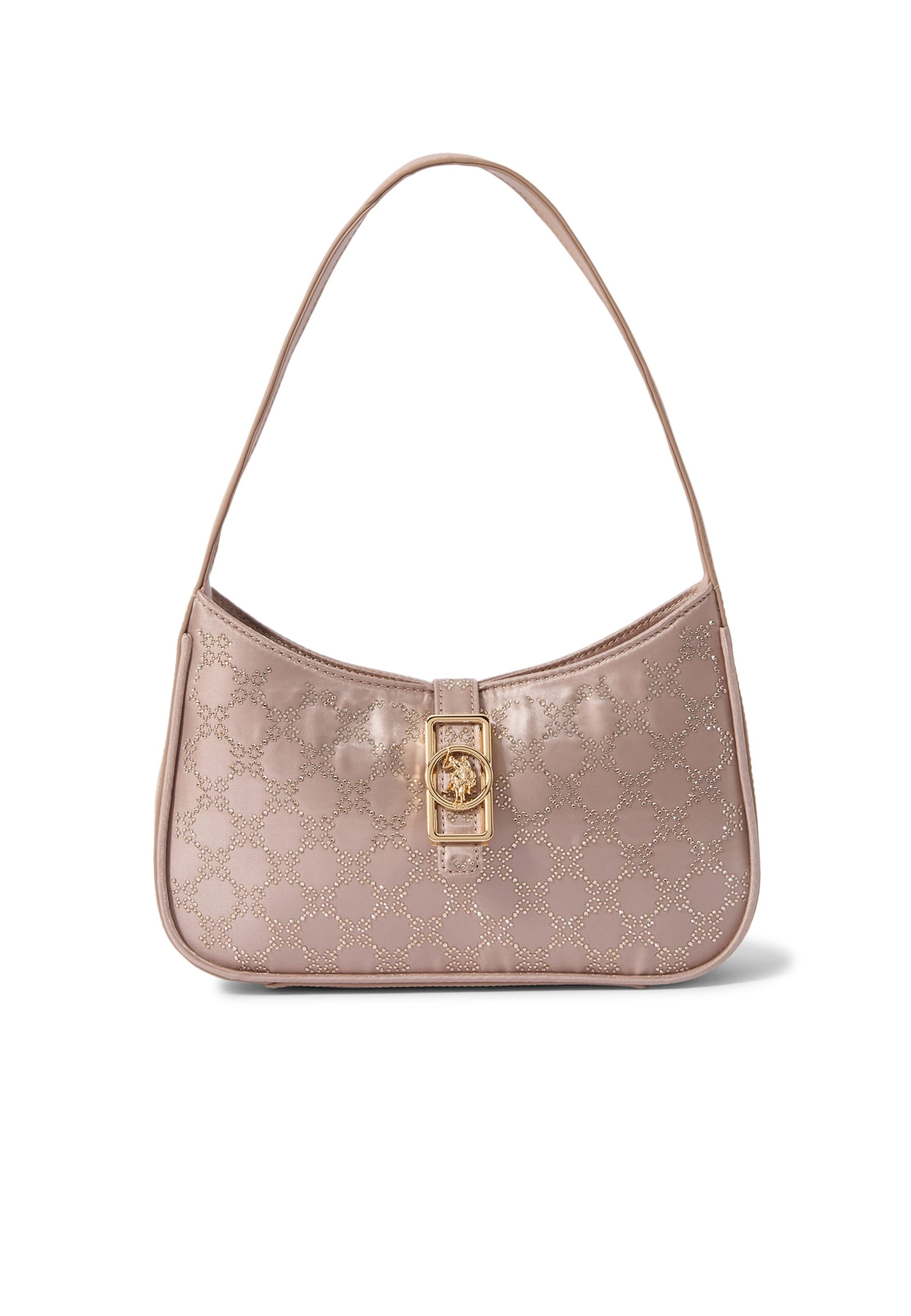 U.S. POLO ASSN. Axelremsväska 'NEW CEREMONY' i beige: framsida