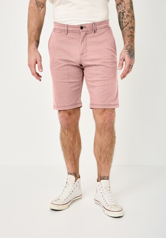 REDPOINT Slim fit Chino Pants in Pink: front