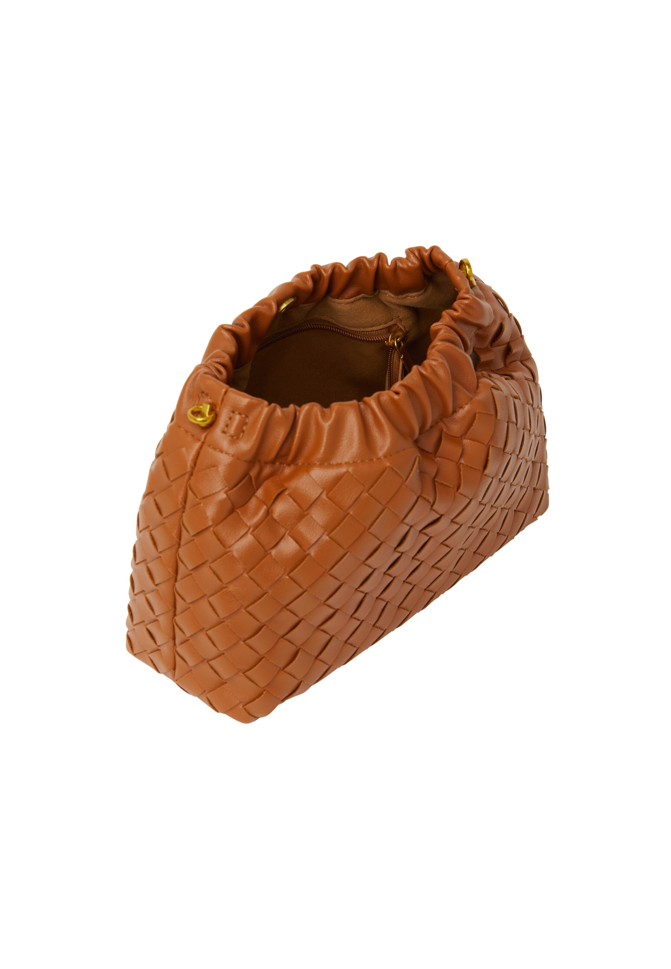 faina Clutch in Brown