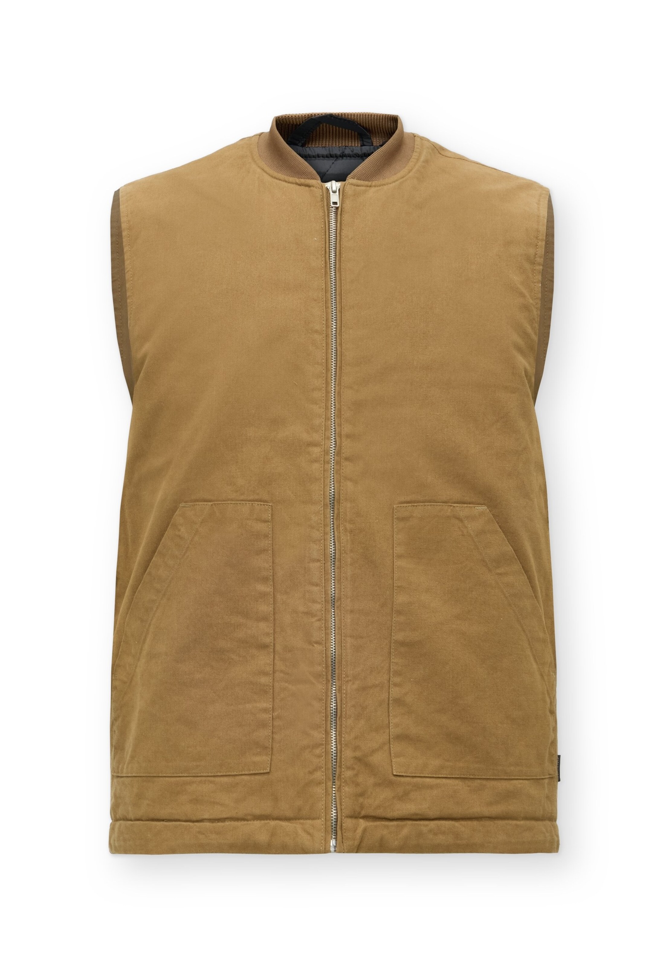 BLEND Vest 'BHFICO' in Beige: front