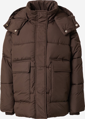 minimum Winter jacket 'Fiktorline' in Brown: front