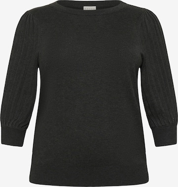 KAFFE CURVE Sweater 'Loni' in Grey: front