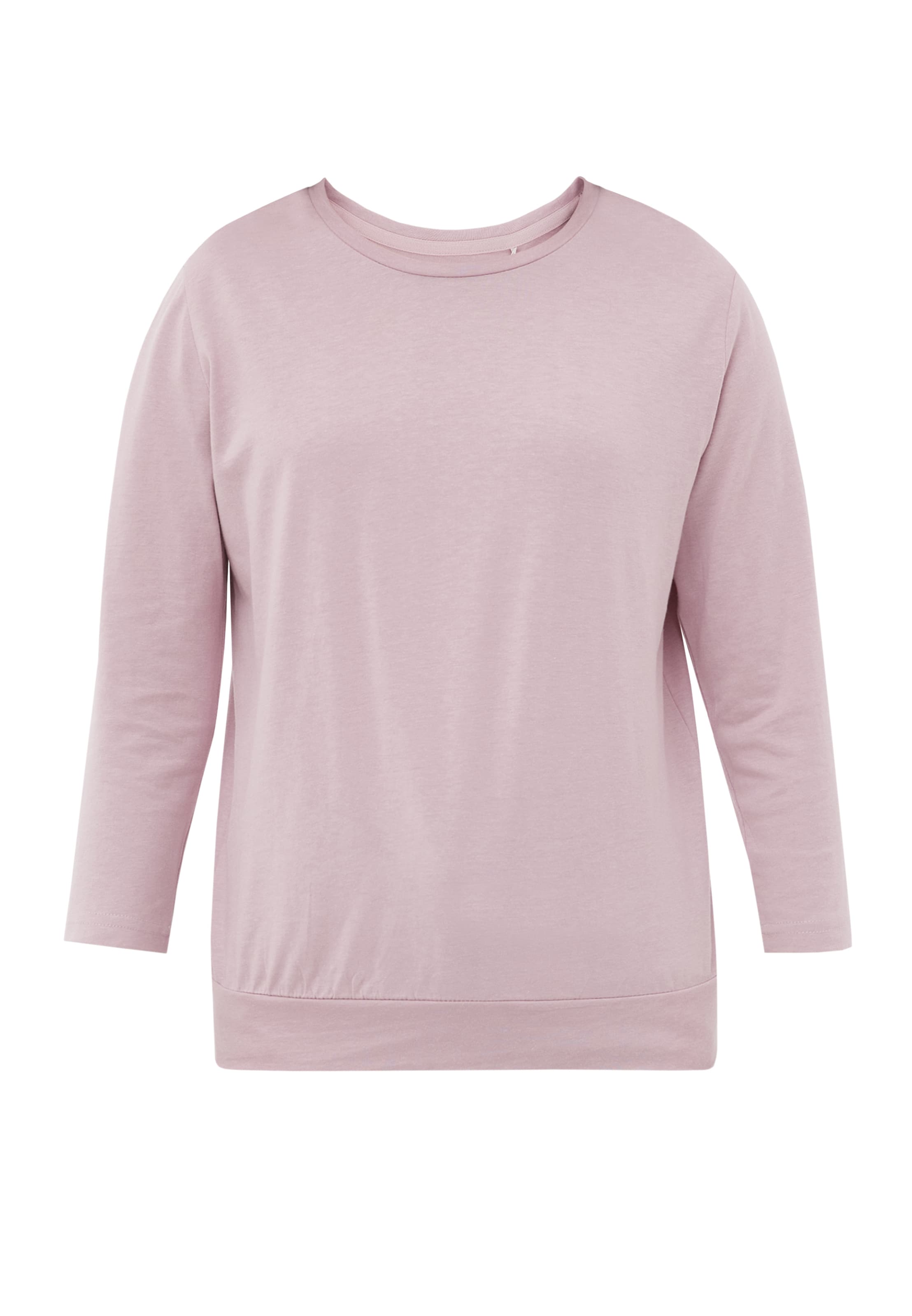 Finn Flare Langarmshirt 'Basic' in Lila: Vorderseite