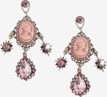 rozā SOHI Auskari 'Devnet': no priekšpuses