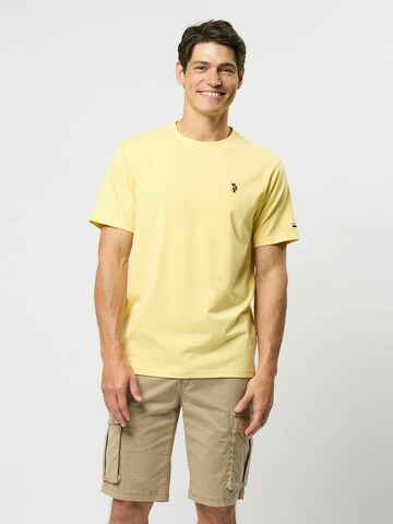 T-Shirt 'Nord' U.S. POLO ASSN. en jaune : devant