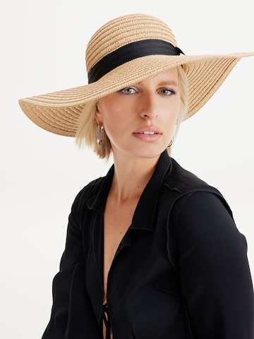 Karolina Kurkova Originals Hat 'Joy' in Beige: front