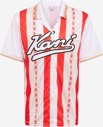 Coupe regular Chemise Karl Kani en rouge : devant