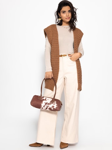 SASSYCLASSY Weste‌‌‌‌ in Beige