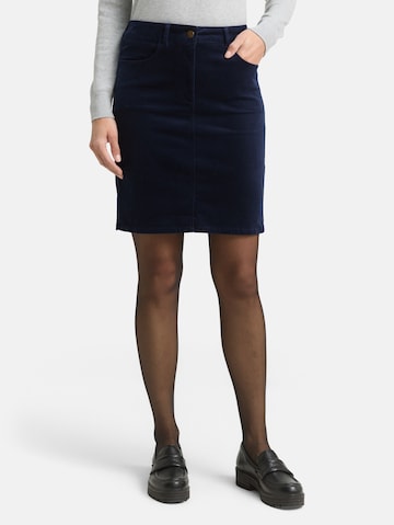 Jupe TOM TAILOR en bleu : devant