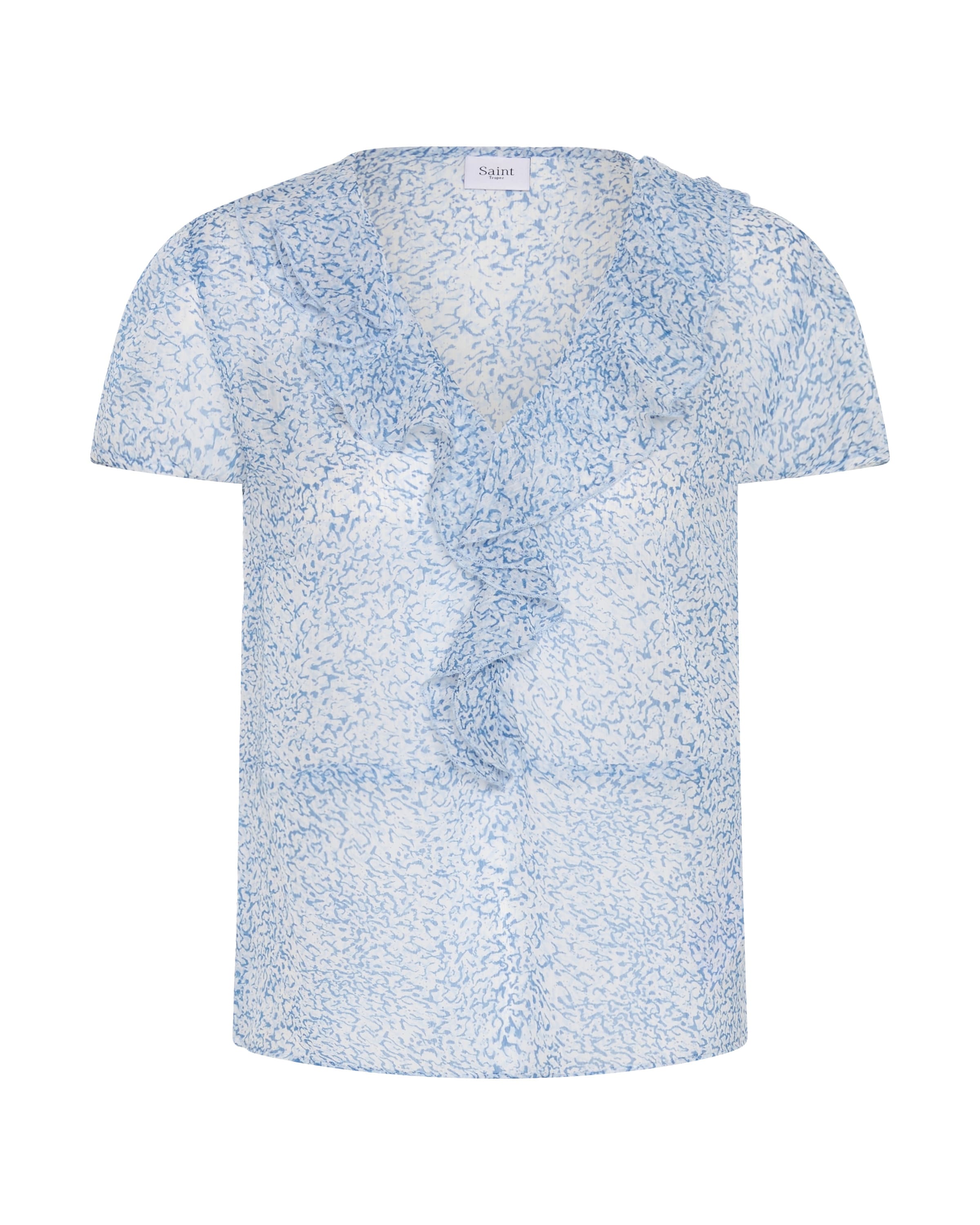 SAINT TROPEZ Halenka 'RachilSZ' – modrá: přední strana