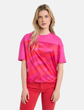 T-shirt TAIFUN en rose : devant