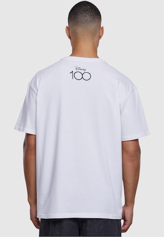 MT Upscale Тениска 'Disney 100 Mickey Happiness' в бяло