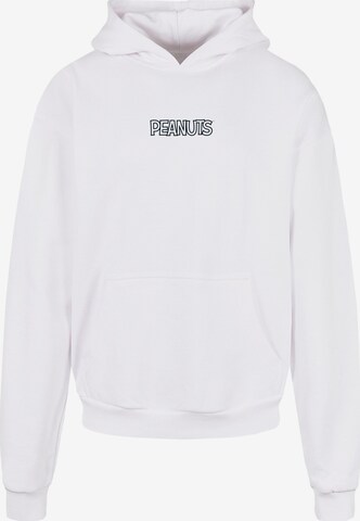Merchcode Sweatshirt 'Peanuts ' in Wit: voorkant