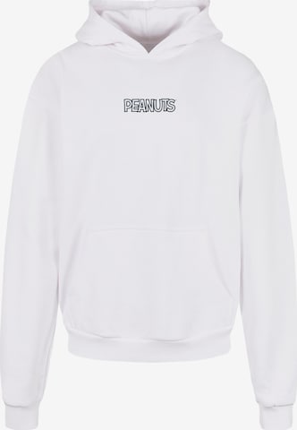 Merchcode Sweatshirt 'Peanuts ' in Wit: voorkant