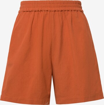 Wide Leg Pantalon Studio Untold en orange : devant
