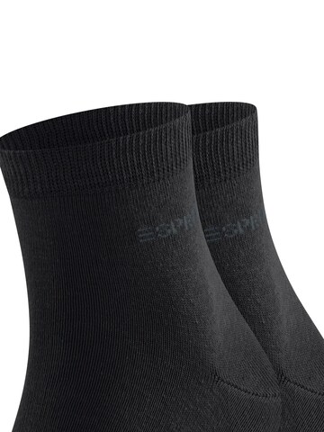 ESPRIT Socken 'Basic Uni 2-Pack'‌‌ in Schwarz