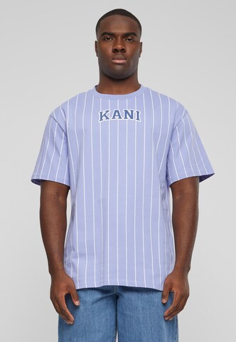 T-Shirt Karl Kani en violet : devant