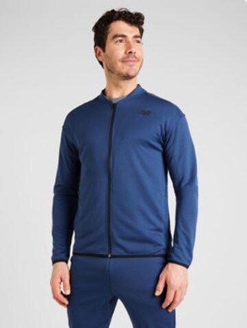 new balance Trainingsjacke' 'Tenacity' in Blau: Vorderseite
