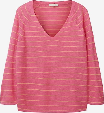 TOM TAILOR Sweater in Pink: front