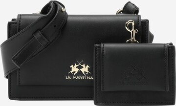 La Martina - Bolso de hombro 'Heritage' en negro